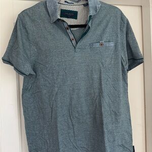 Ted Baker Teal Polo Shirt for Men